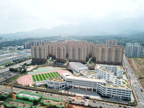 九江市八里湖新区兴城学校正式启用