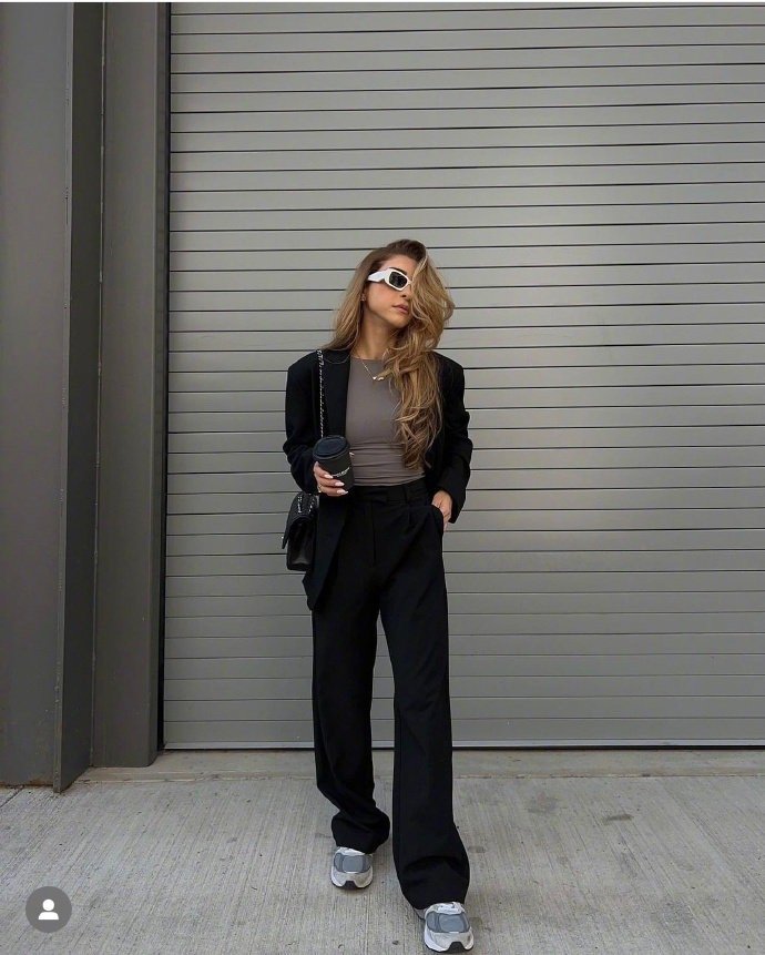 欧美时尚博主们的街头穿搭look合集|简单干净的高级感