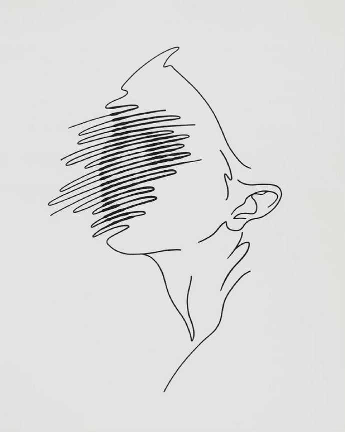 来自插画家aicon的作品,艺术感十足!