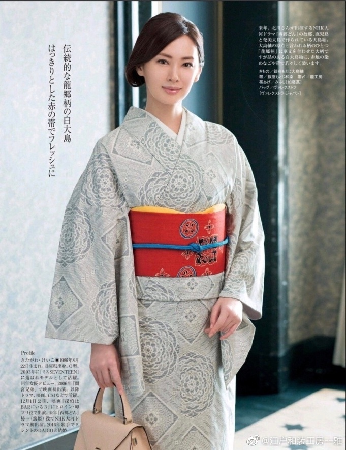 北川景子 和服collection 年年上榜最适合穿和服的女演员