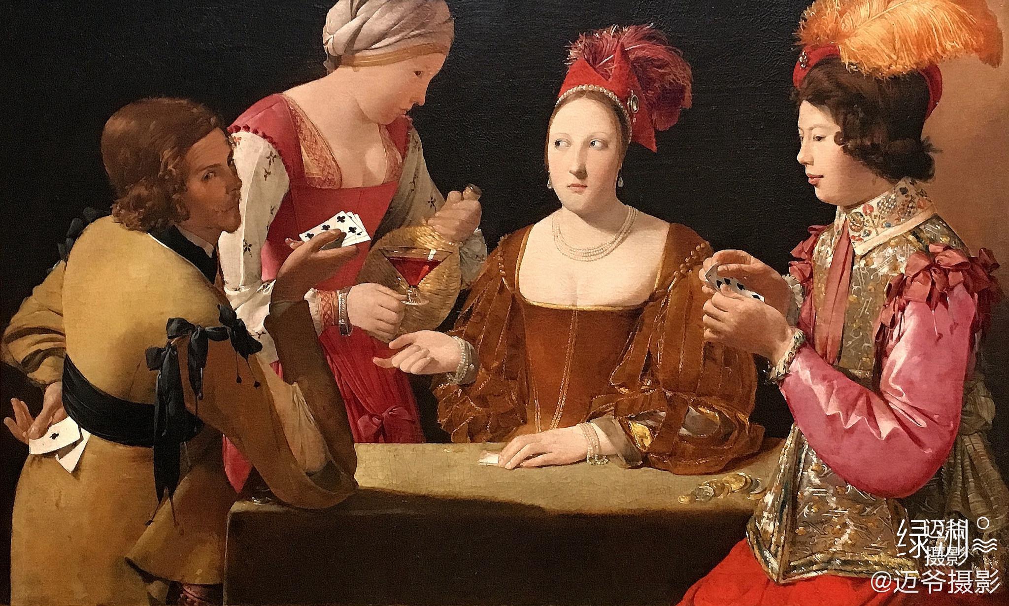 欣赏乔治·德·拉图尔名画《玩牌的作弊者》_高清图集_新浪网