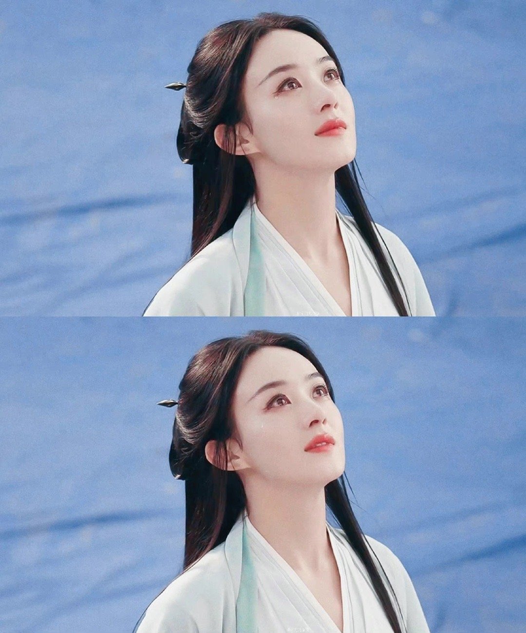 赵丽颖《与凤行》蓝衣战损剧照!__财经头条