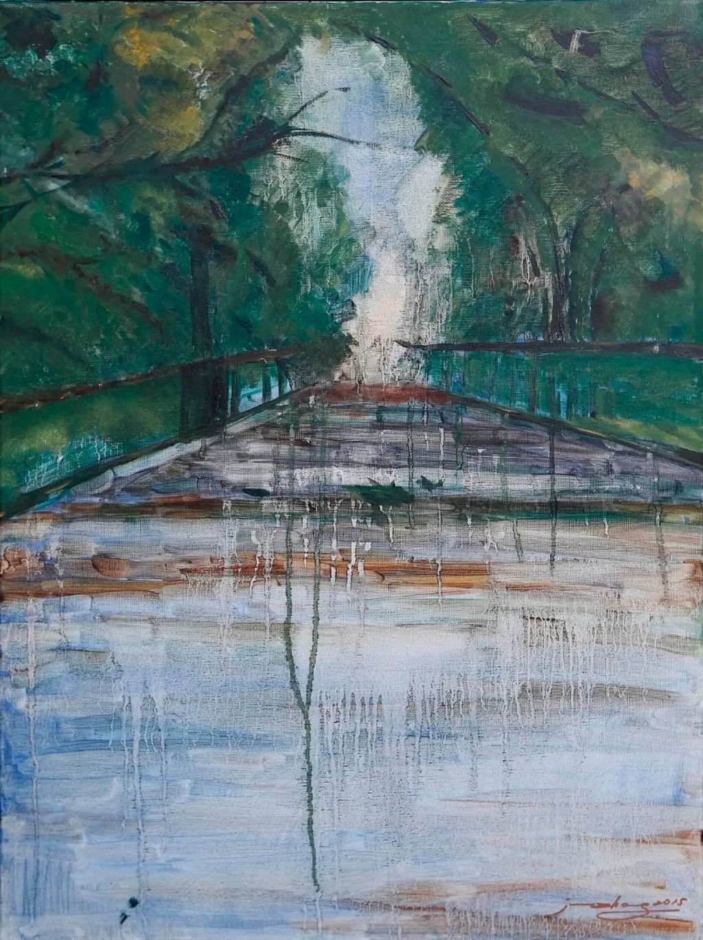 即使在痛苦中刺破了皮肤——张钧油画中的轻盈和沉郁休闲区蓝鸢梦想 - Www.slyday.coM 即使在痛苦中刺破了皮肤——张钧油画中的轻盈和沉郁休闲区蓝鸢梦想 - Www.slyday.coM