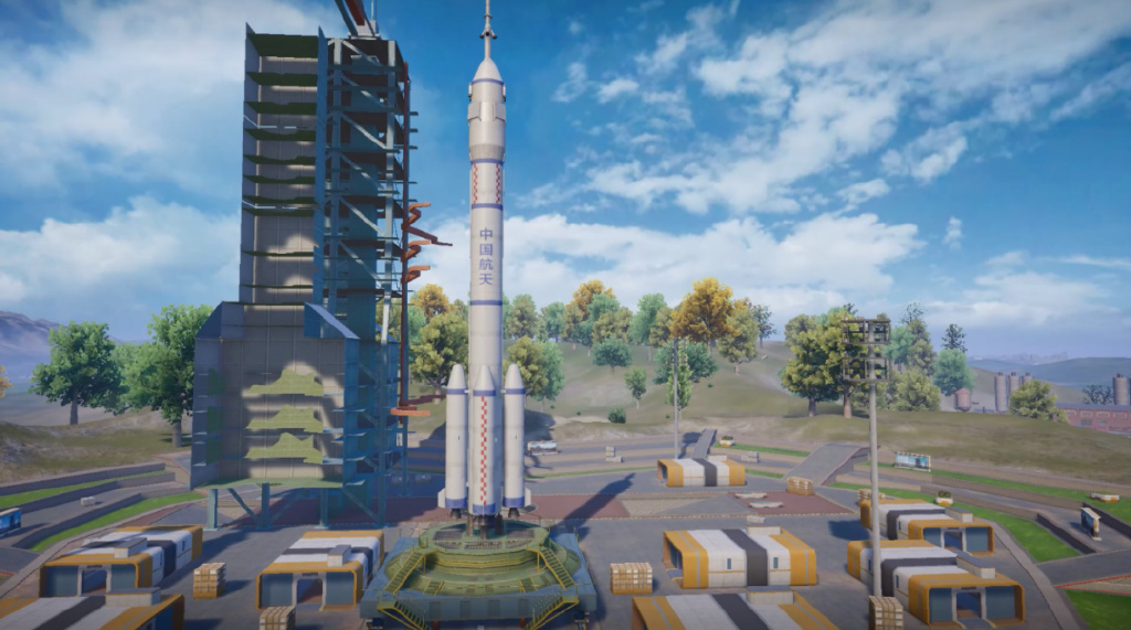 登火箭,上太空,对宇宙千年的向往在《和平精英》实现了|和平精英|航天