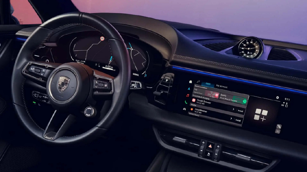 保时捷macanev内饰公布三块大屏但要选装这冤枉钱你花么