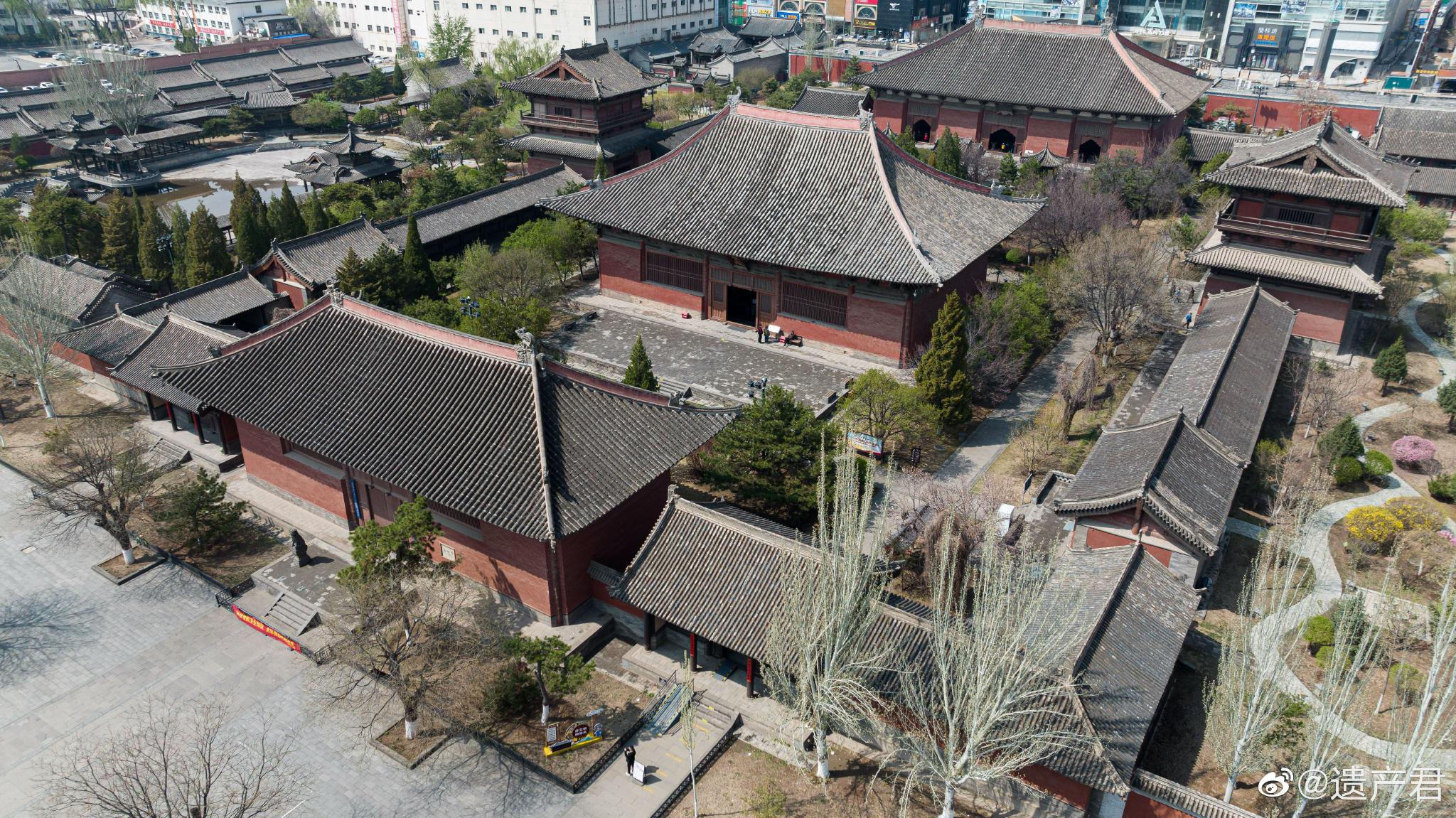 大同善化寺航拍,全国最完整的辽金寺院……_高清图集_新浪网