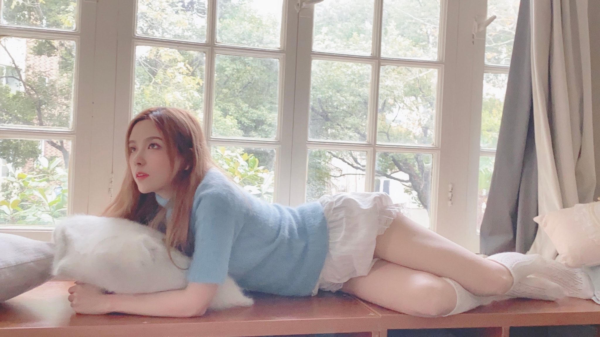 美女游戏解说 rita冯雨