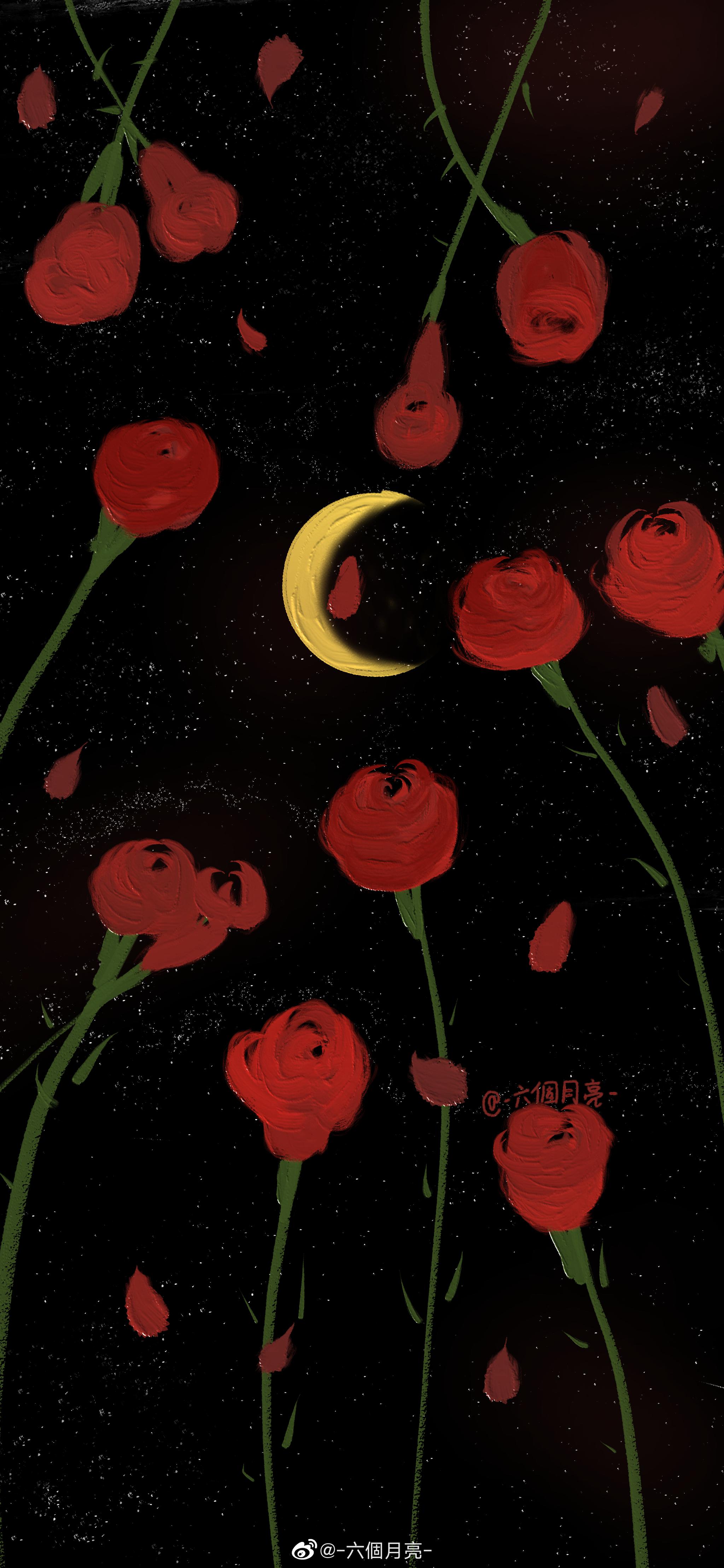 玫瑰花园,百画不厌 @-六个月亮-辑一:_高清图集_新浪网