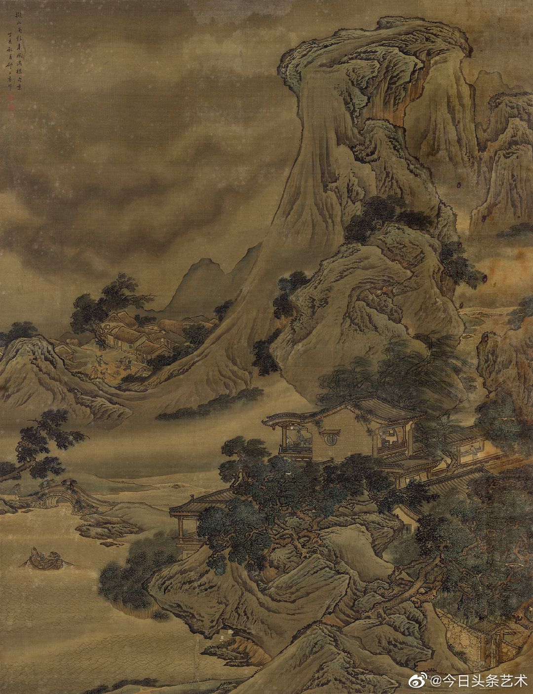 清代画家袁耀山水画