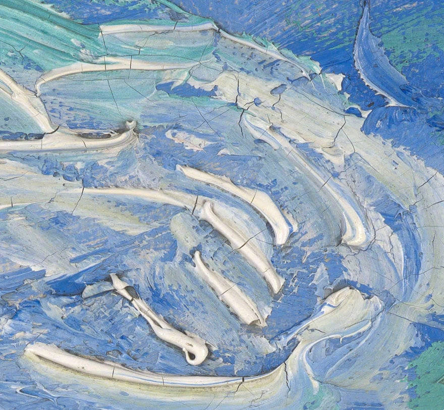 从笔触的细节当中感受梵高的精彩