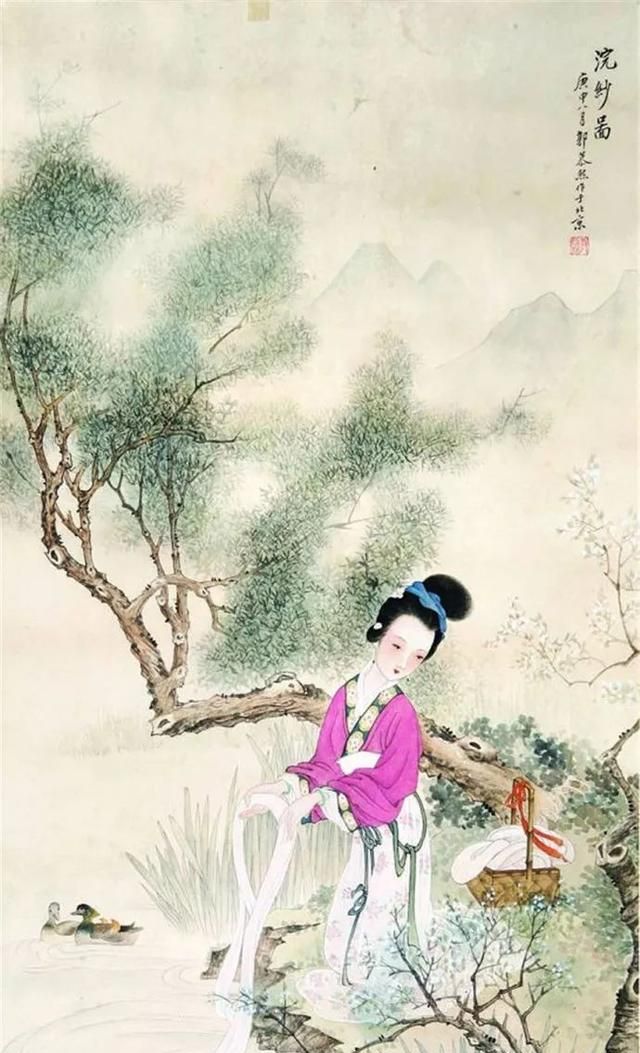 巾帼不让须眉郭慕熙的工笔重彩人物