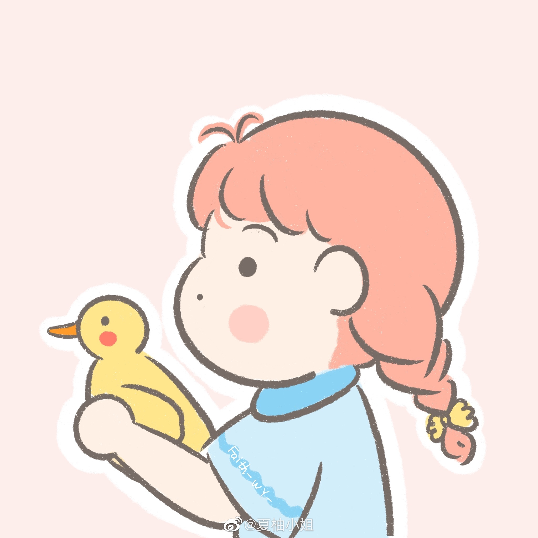 超可爱小女孩头像来啦～@faith-wy