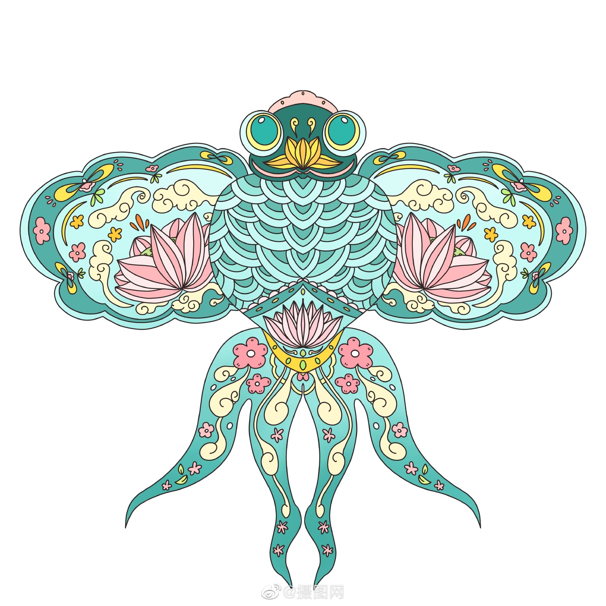 免抠素材|儿童放学归来早,忙趁东风放纸鸢 版权设计 by 摄图网_高清