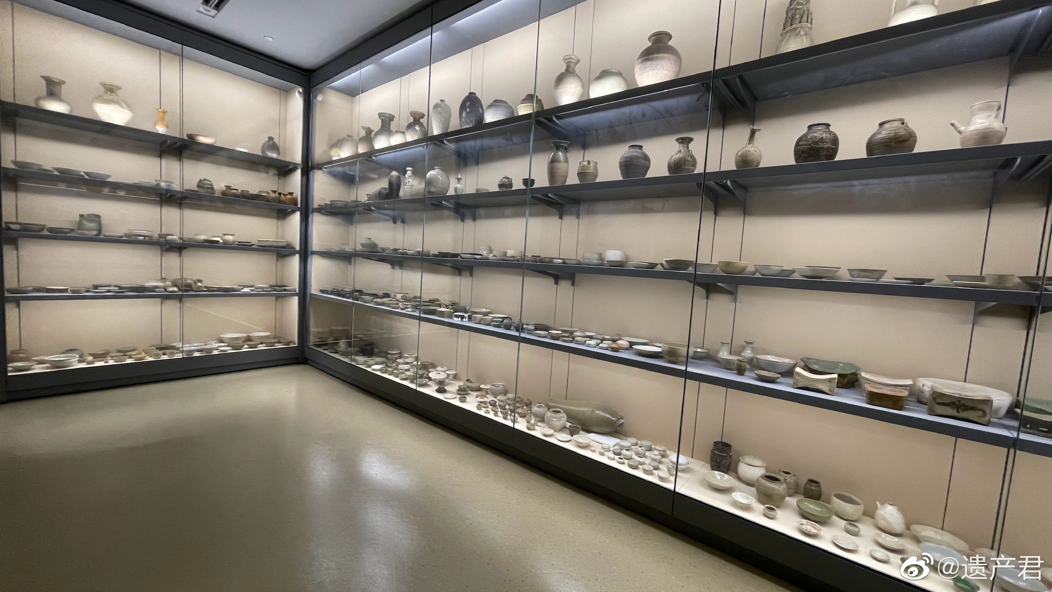 南京博物院罕见的文物标本室开放参观