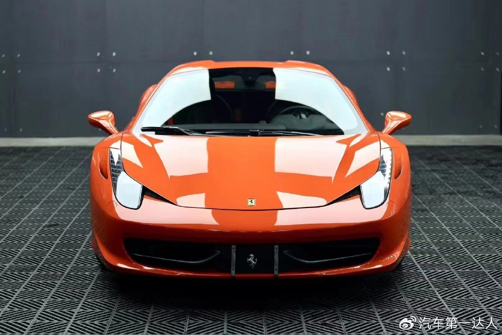 选配dino橙色漆法拉利458spider