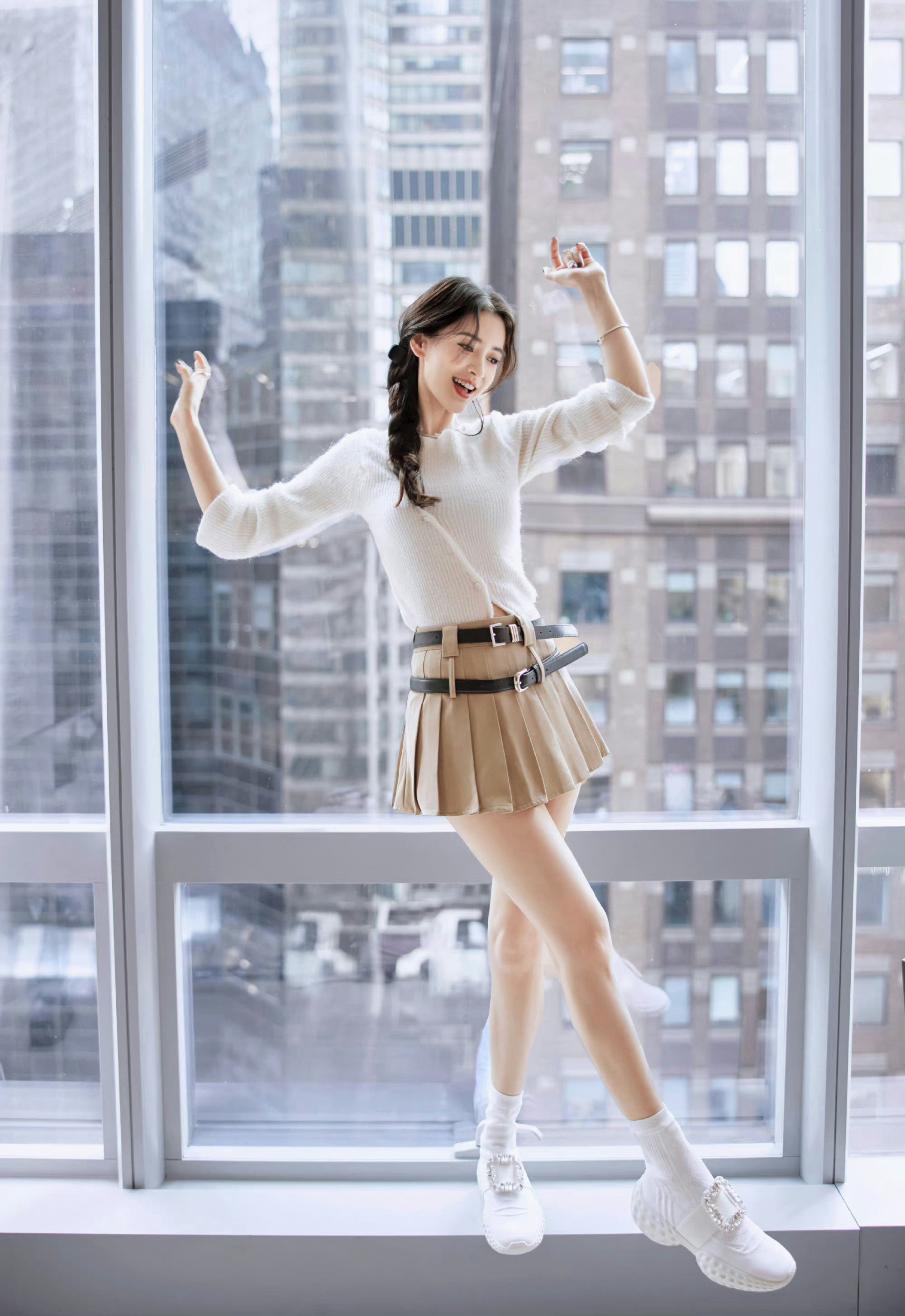 angelababy新造型 太有青春靓丽的感觉啦!_高清图集_新浪网