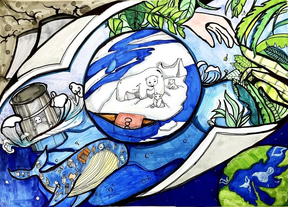 童心绘环保丨全市中小学生环保绘画大赛作品赏析38