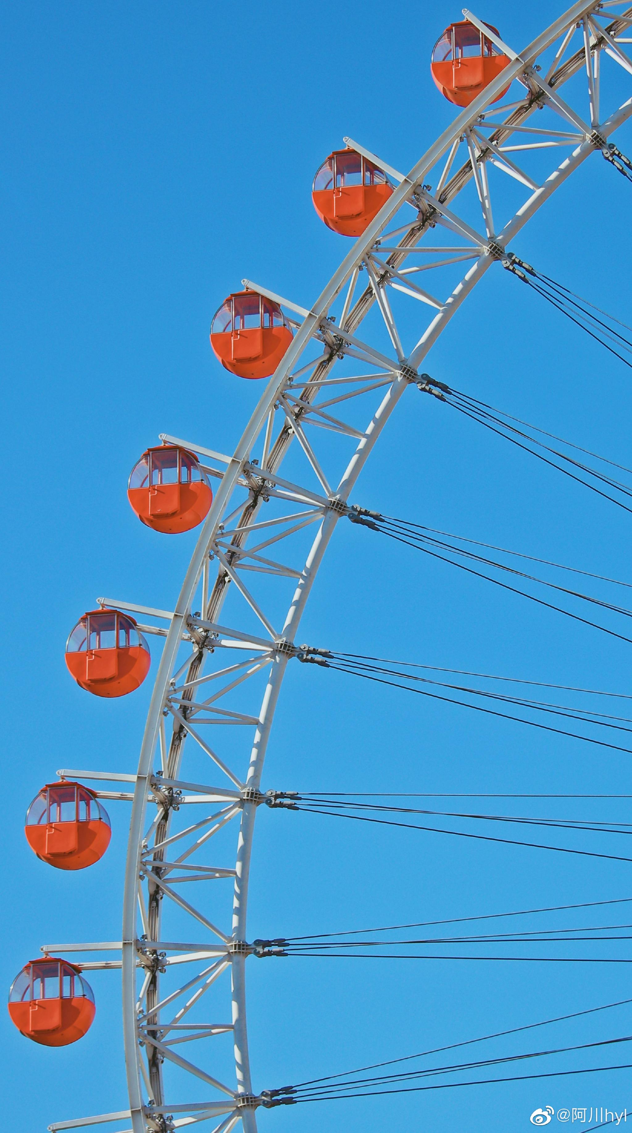 龙潭中湖公园摩天轮摄影