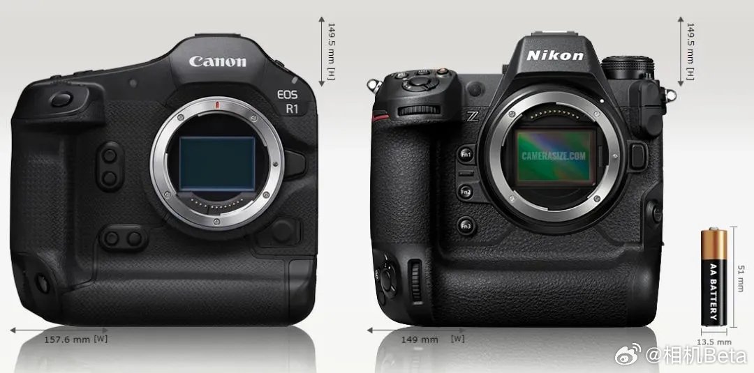 佳能EOS R1 vs 尼康Z9！旗舰机你更喜欢哪款？|尼康|方块机|旗舰_新浪新闻