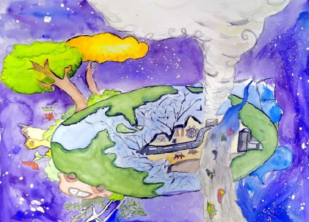 童心绘环保丨全市中小学生环保绘画大赛作品赏析(35)|环保|中小学生