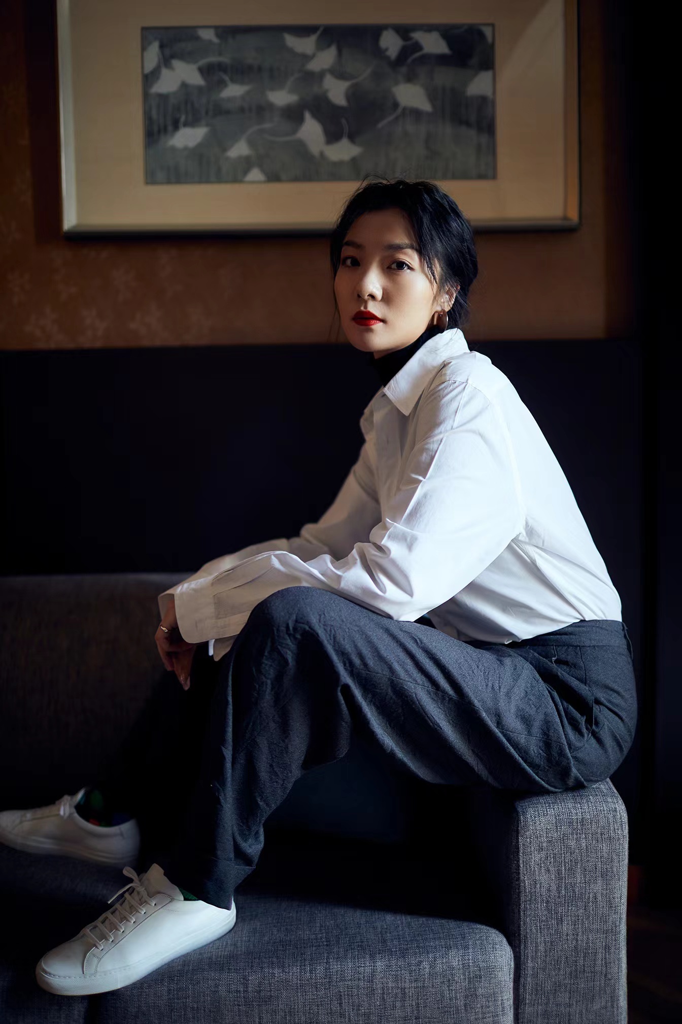 接下来你看到的将是女演员齐溪持续的哈哈大笑