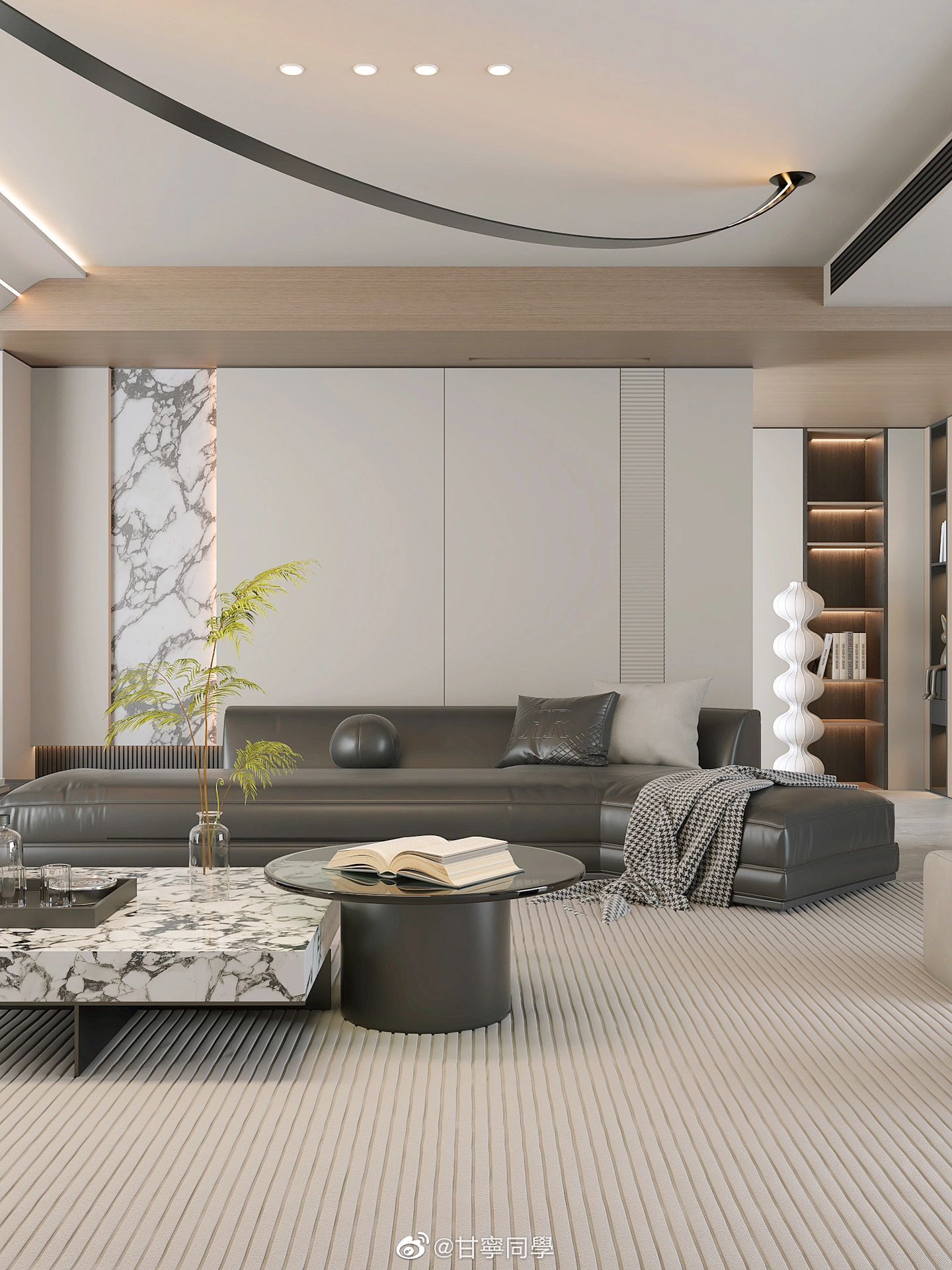 130平米意式极简轻奢风