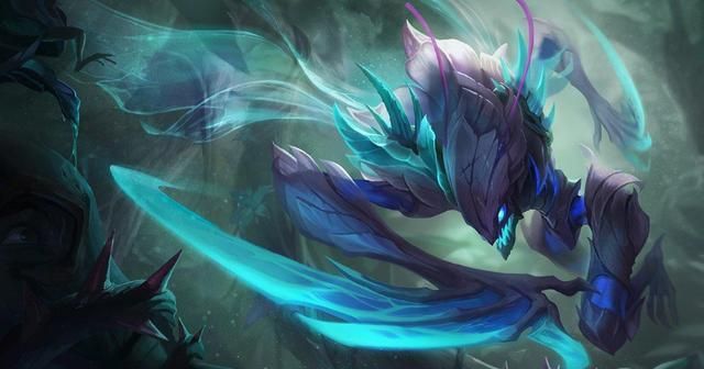 英雄联盟老英雄回忆,曾经的飞天螳螂卡兹克,如今的虚空掠夺者