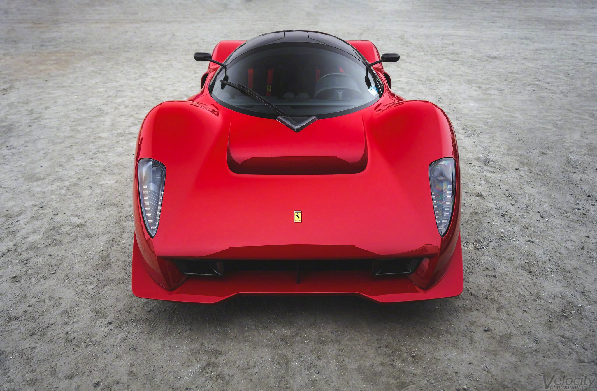 红色法拉利ferrarip45bypininfarina