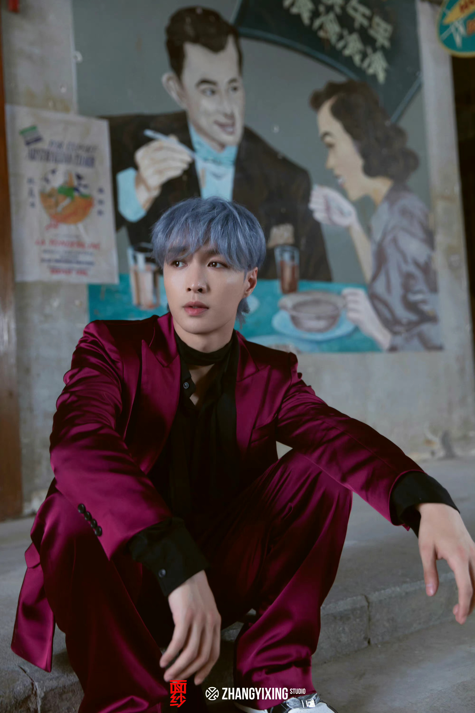 张艺兴全新ep《西》主打曲《面纱》mv上线_高清图集_新浪网