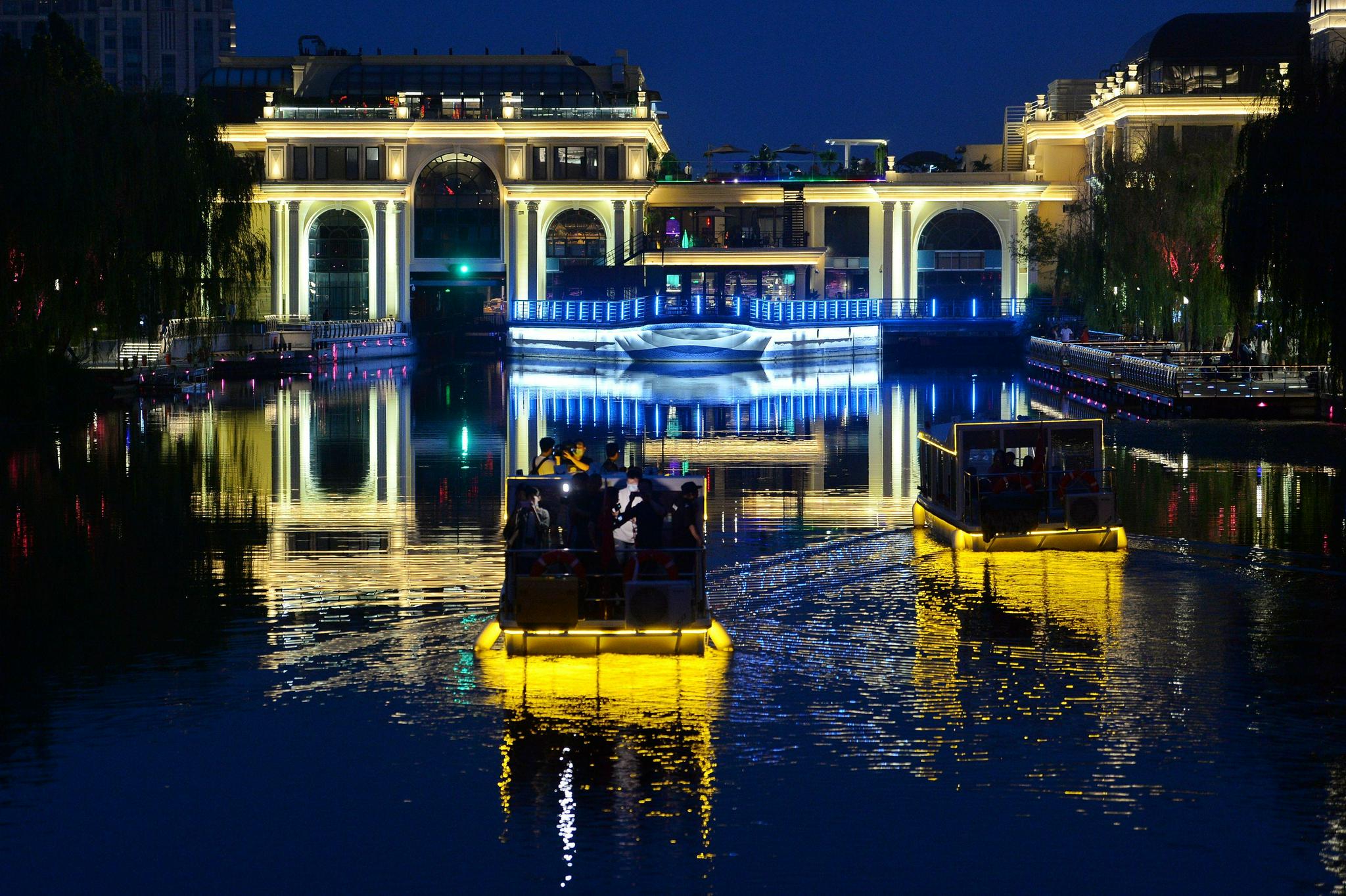 北京亮马河即将通航