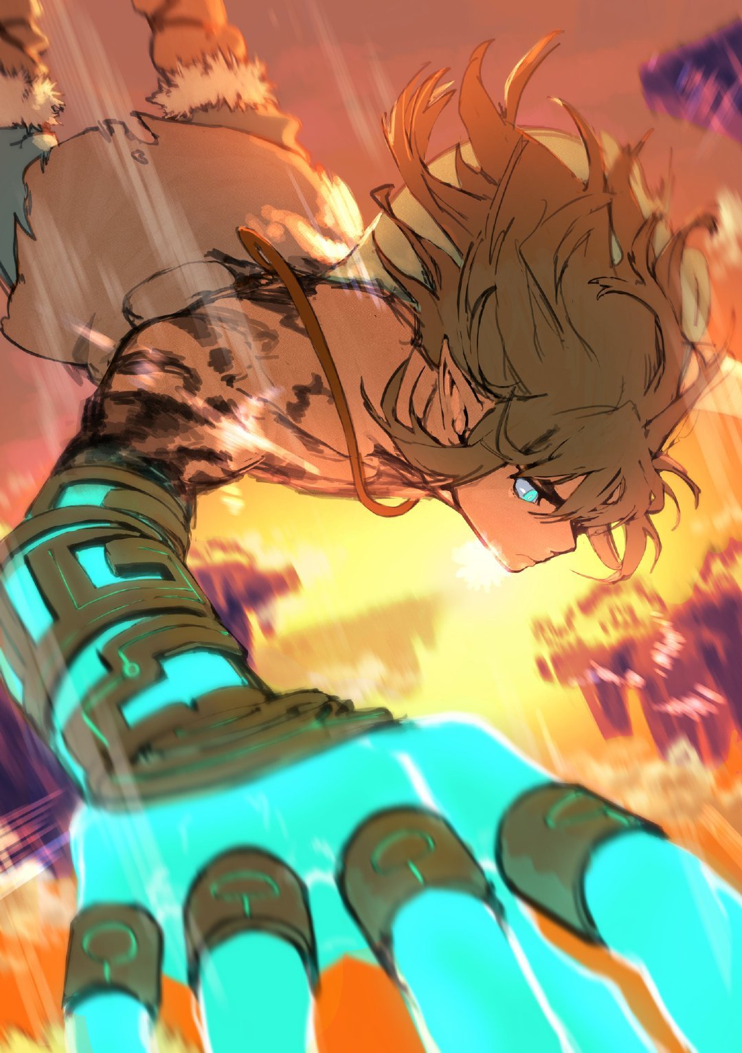 来自不同画师绘制的《塞尔达传说 旷野之息2》林克新形象