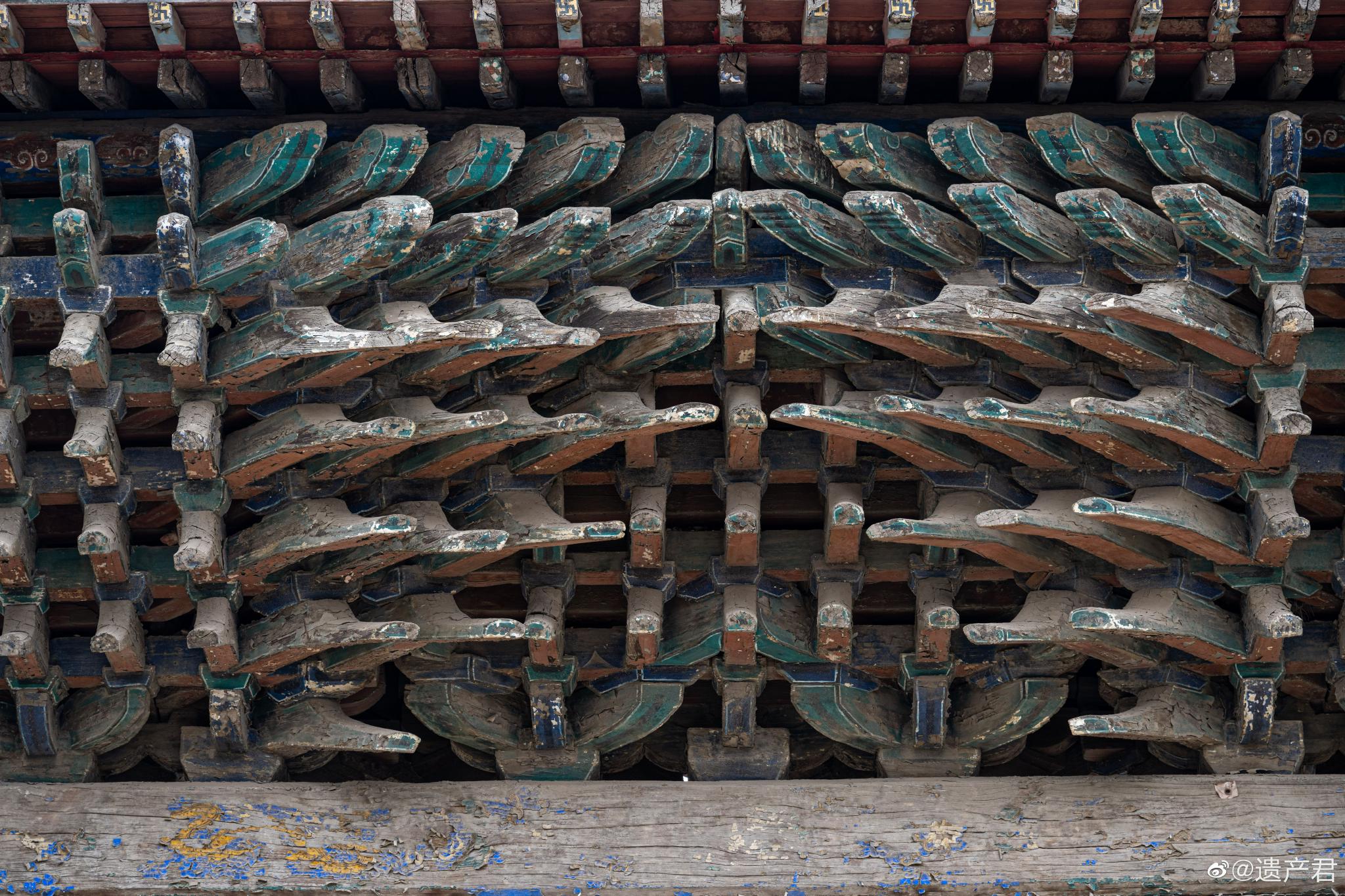 山西代县文庙的斗拱装饰