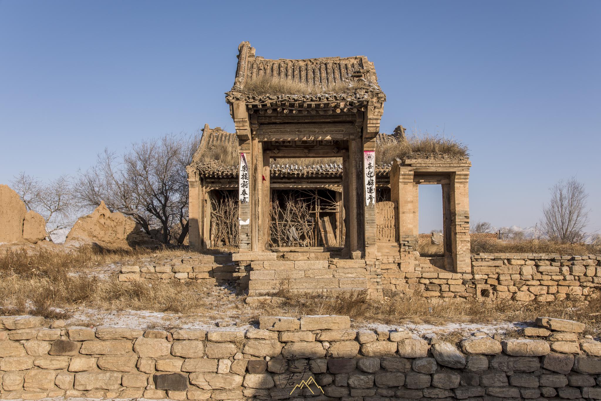 苍凉的河北蔚县古堡