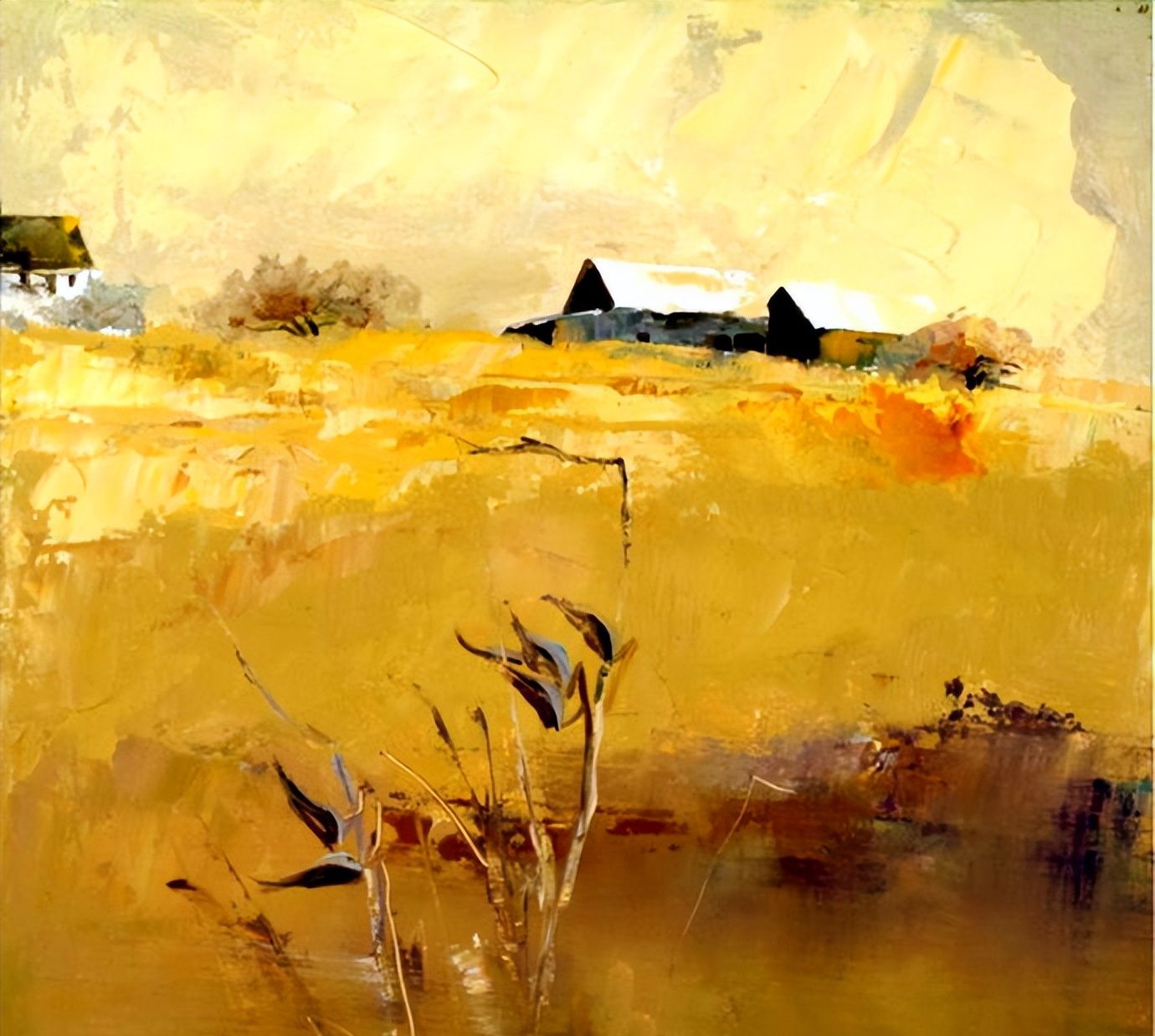 英国画家paulstone极简恬静唯美的水彩风景欣赏