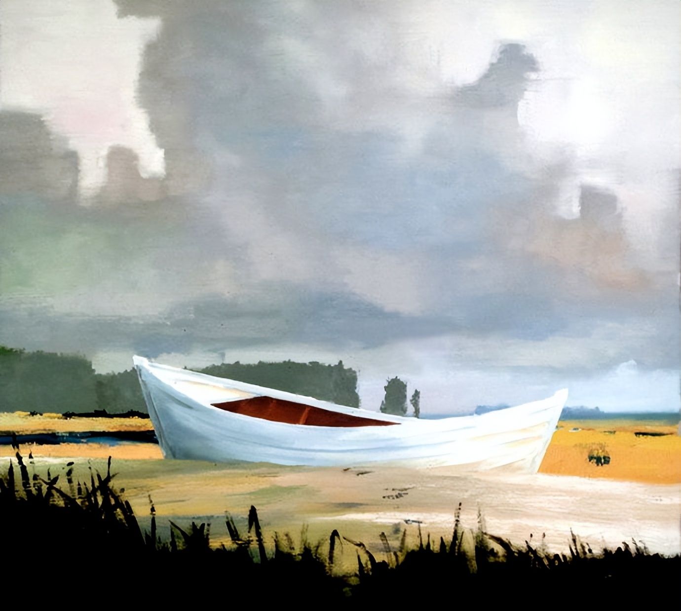 英国画家paulstone极简恬静唯美的水彩风景欣赏