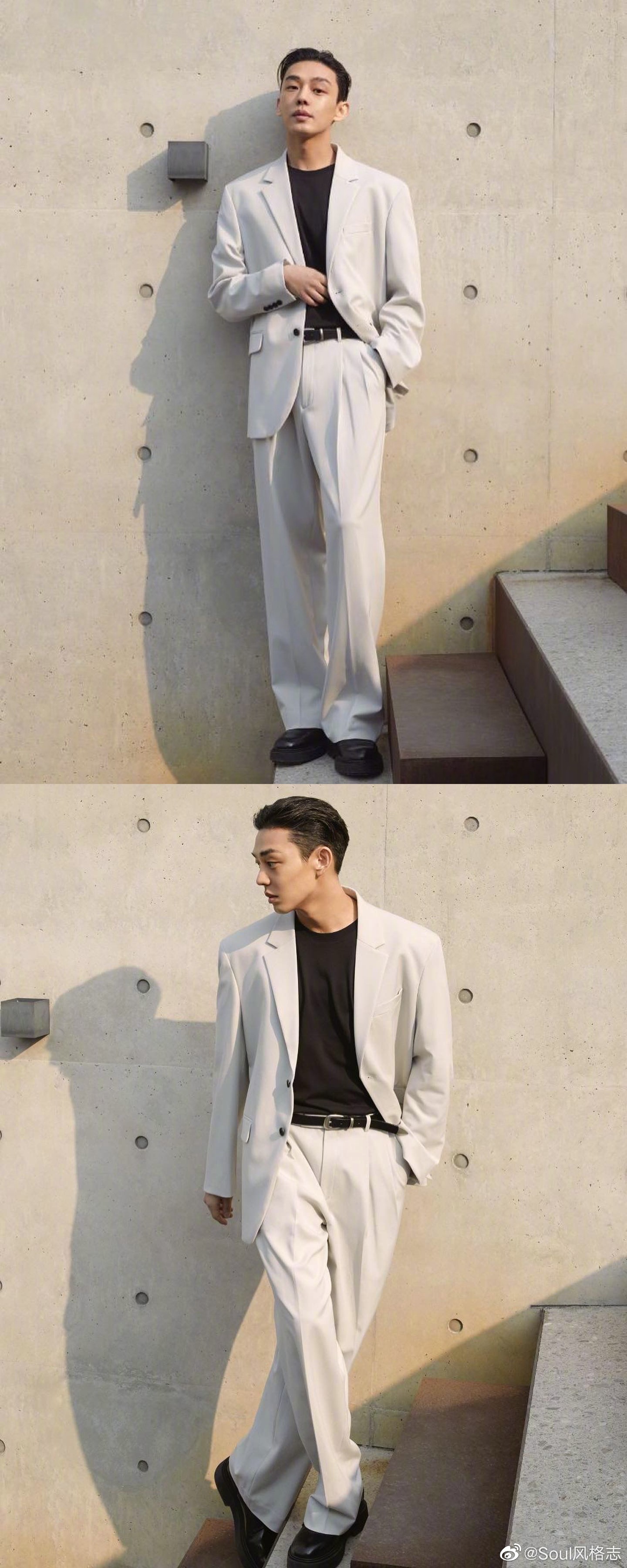 刘亚仁xmusinsa最新画报以黑白灰色系为主的简单型录