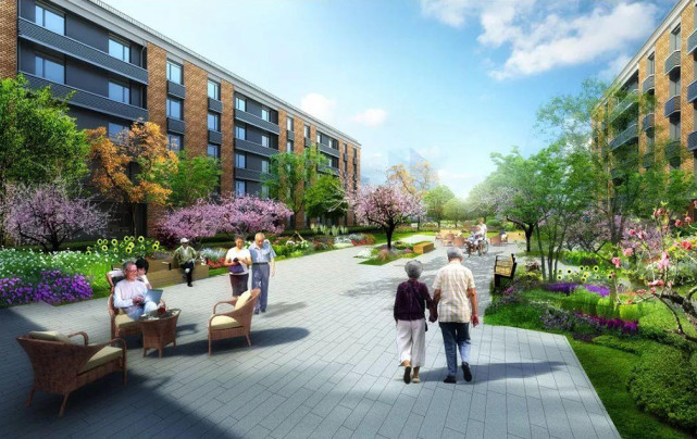 养老地产景观空间设计要注意的6点 建科园林景观设计