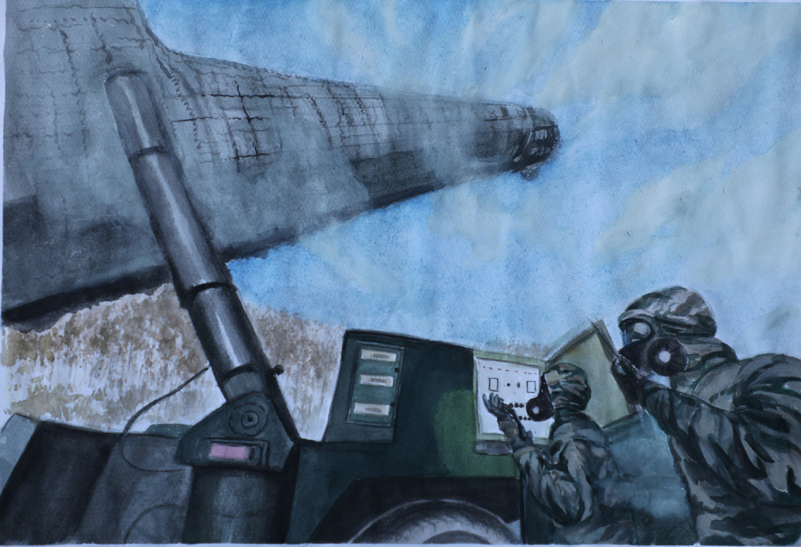 快来看兵哥哥的水彩画_高清图集_新浪网