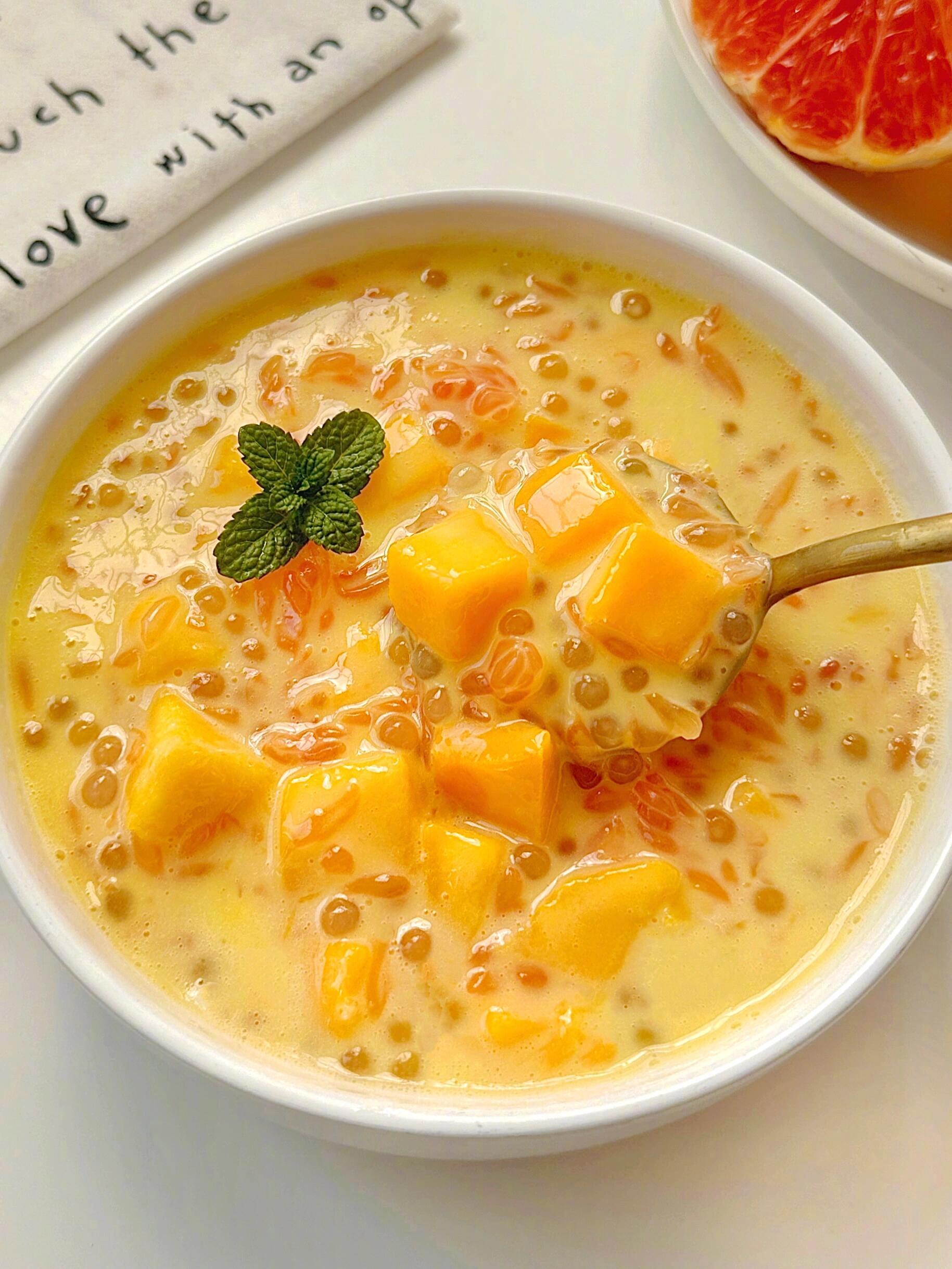 夏季必备解暑饮品杨枝甘露!