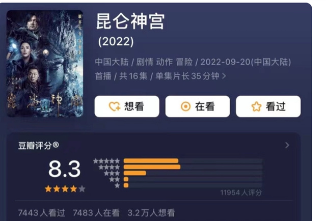 《昆仑神宫》终于上线,评分升至8.3,原班人马就是好休闲区蓝鸢梦想 - Www.slyday.coM 《昆仑神宫》终于上线,评分升至8.3,原班人马就是好休闲区蓝鸢梦想 - Www.slyday.coM