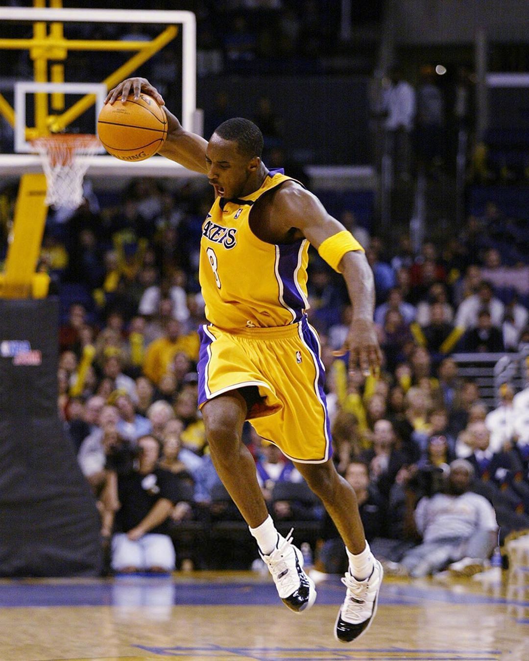 穿着aj球鞋的科比