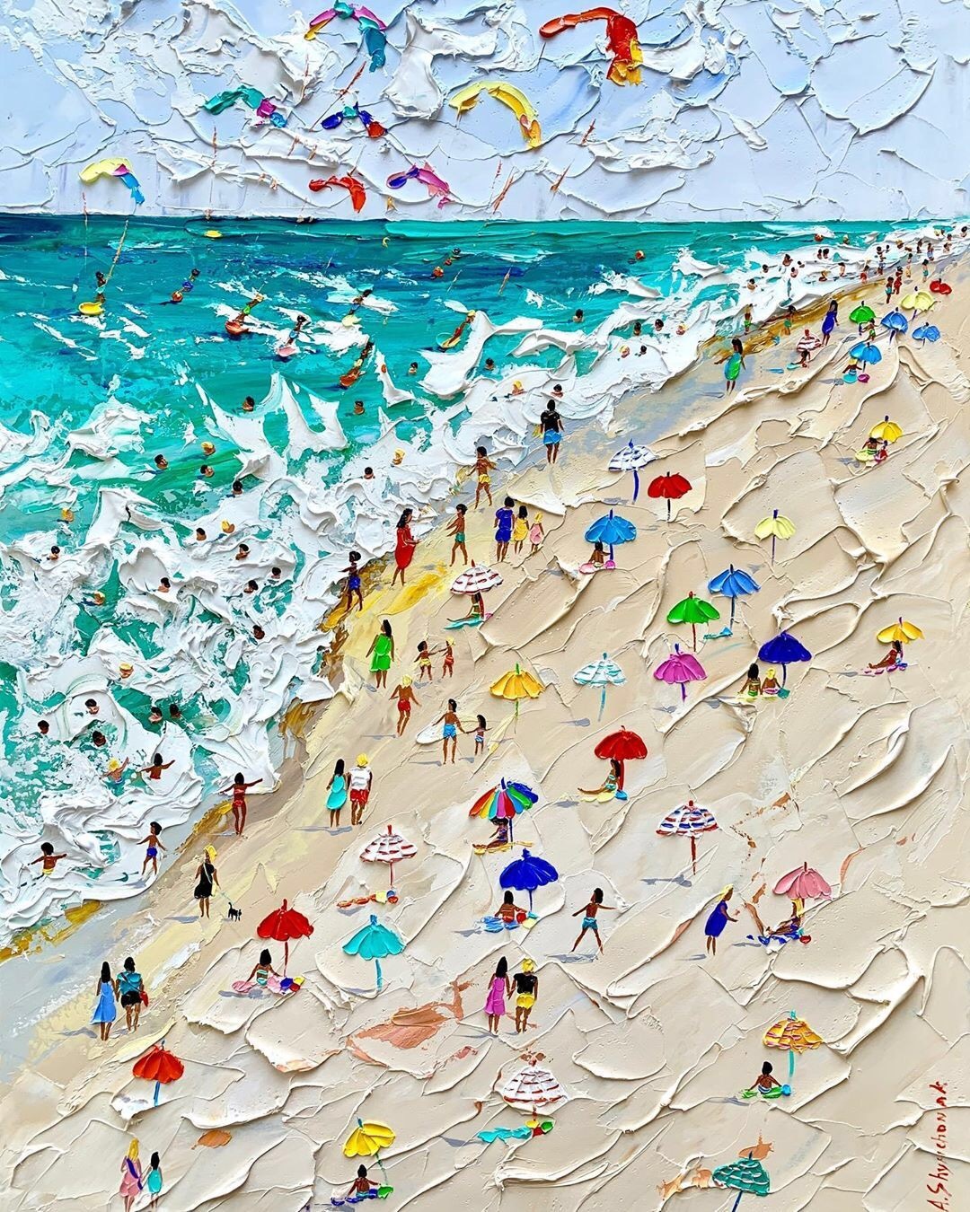 如奶油般的沙滩(ins:alena shymchonak )