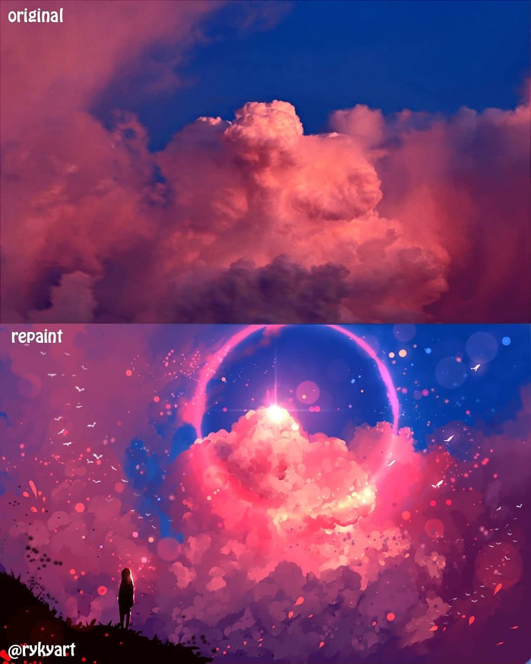 跟着插画师rykyart来一场奇妙的想象之旅吧~rykyart把摄影作品二次创