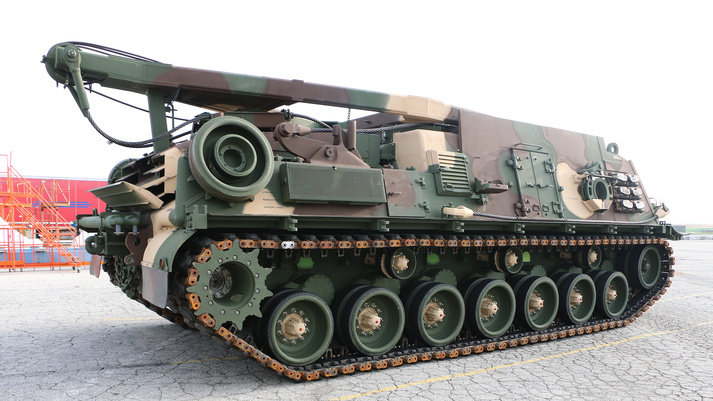 美国陆军未来的后勤支柱m88a3大力神重型装甲救援车