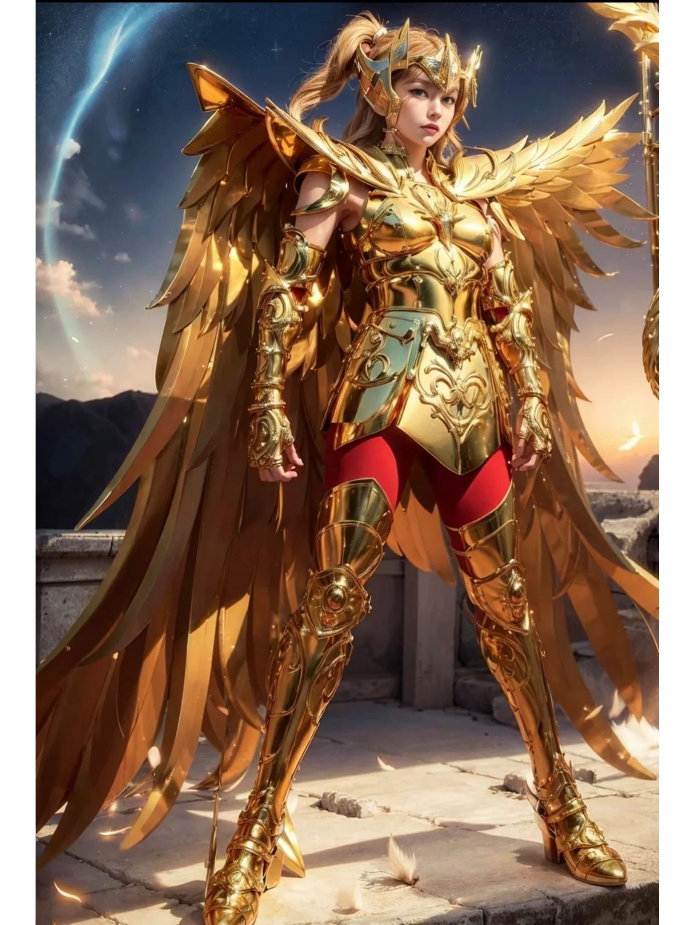 这波ai射手座黄金圣衣还原得不错!_高清图集_新浪网