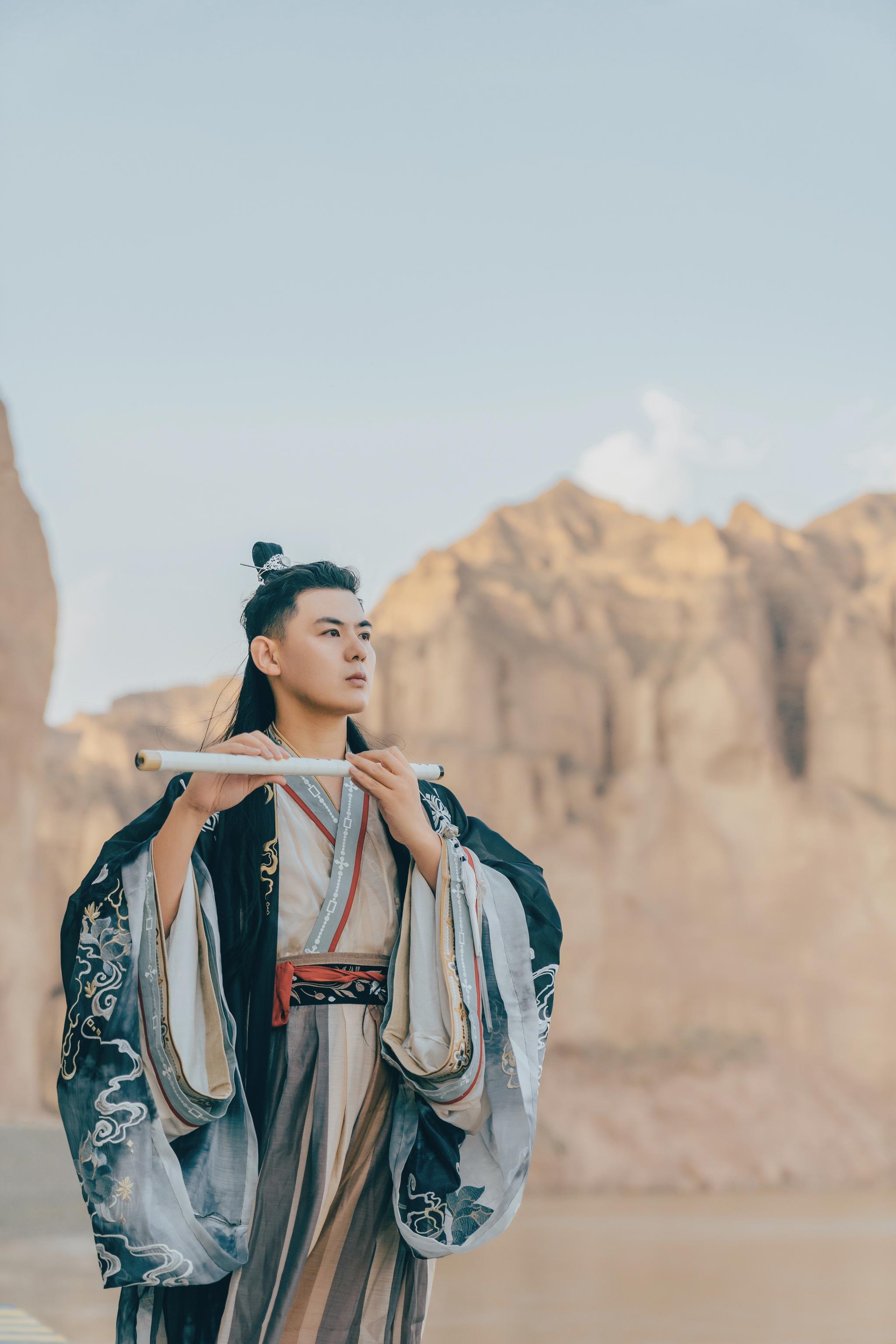 公子世无双|陌上人如玉 穿着汉服|漫步华夏大地之中