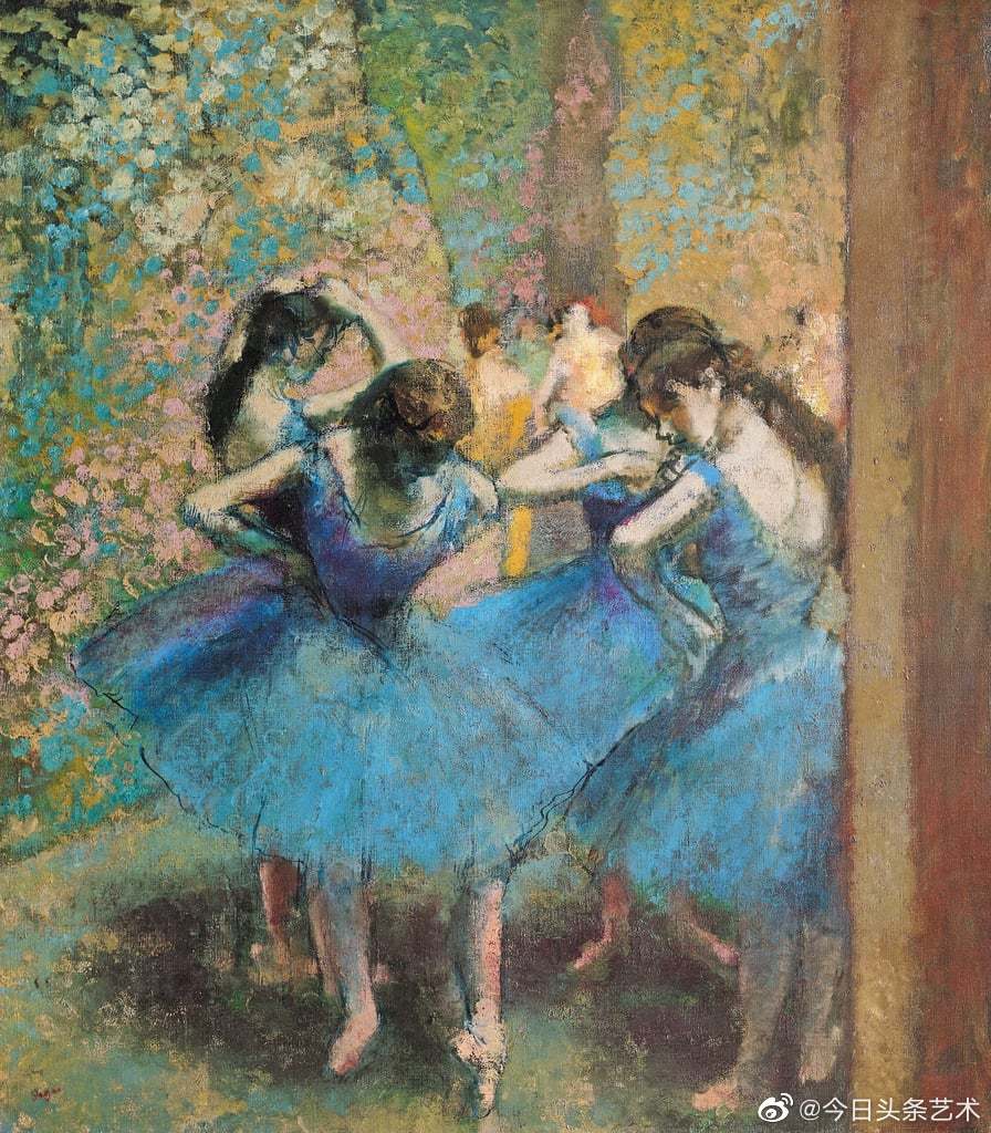 法国画家埃德加·德加(edgar degas)画笔下的芭蕾舞女孩