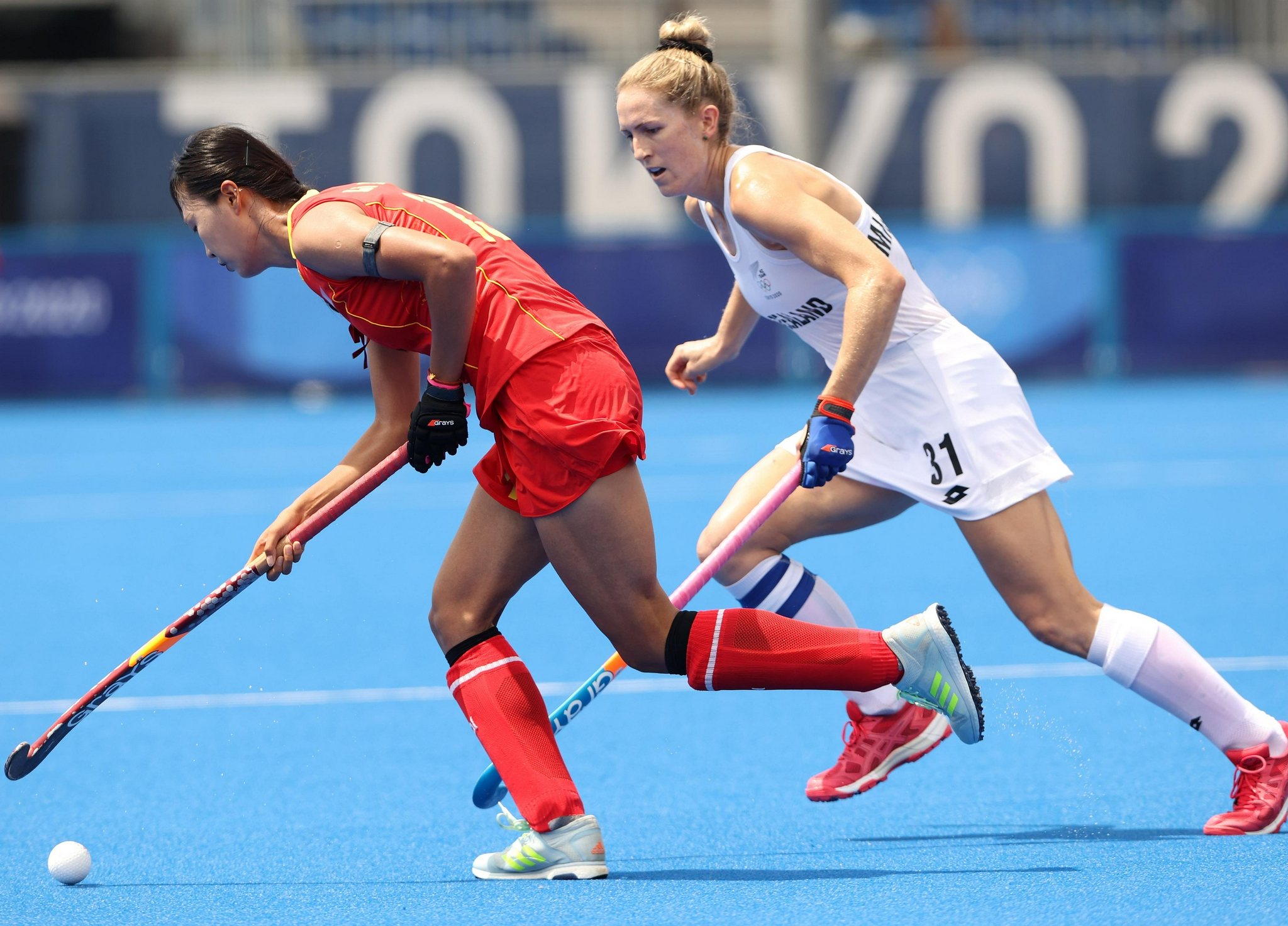 东京奥运会:中国女曲3-2逆转战胜新西兰|新西兰|女子曲棍球|东京奥运