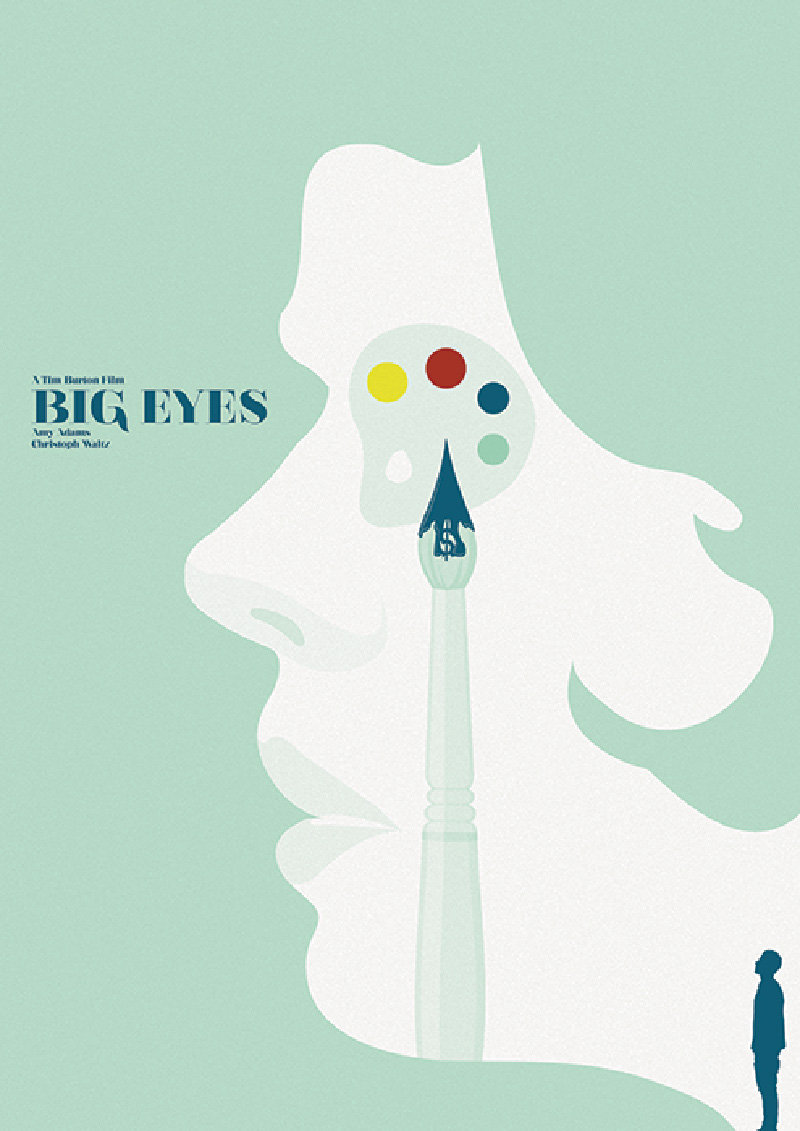 极简主义剪影风电影海报来自设计师mattneedle