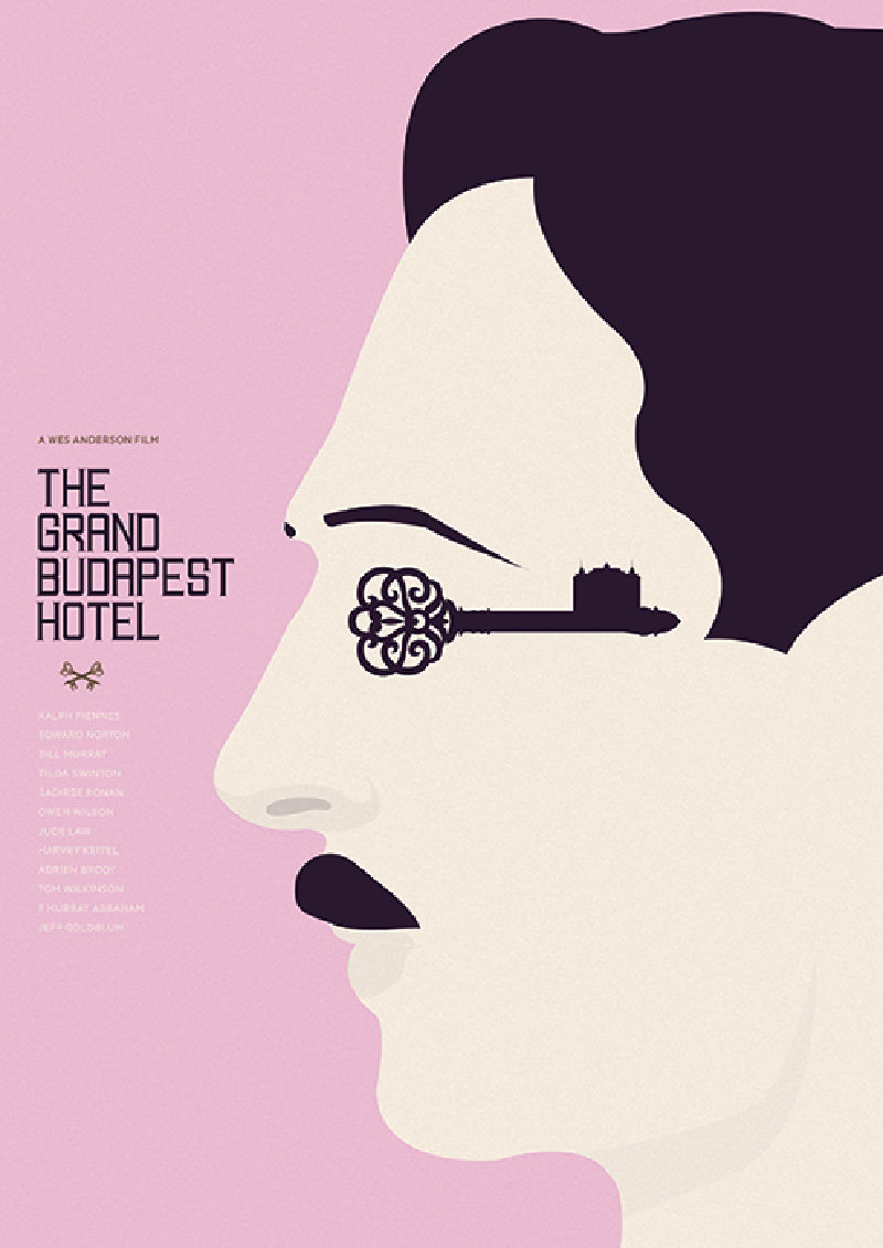 极简主义剪影风电影海报来自设计师mattneedle